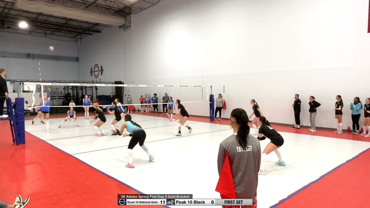 Peak 15 Black vs Excel 15N Gold ‘26 Adidas Spring Fest Day 2 Gold Bracket