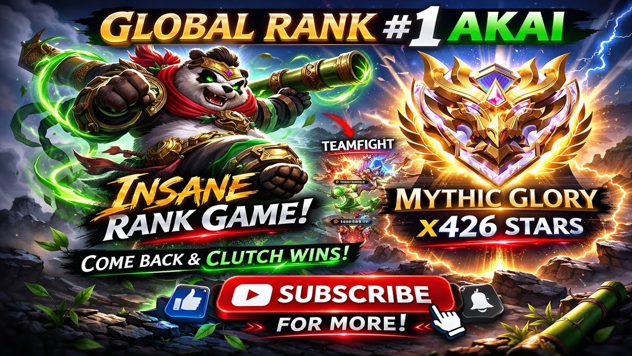 We Were Done… Until GLOBAL 1 AKAI Turned It Around! 🐼Mobile Legends