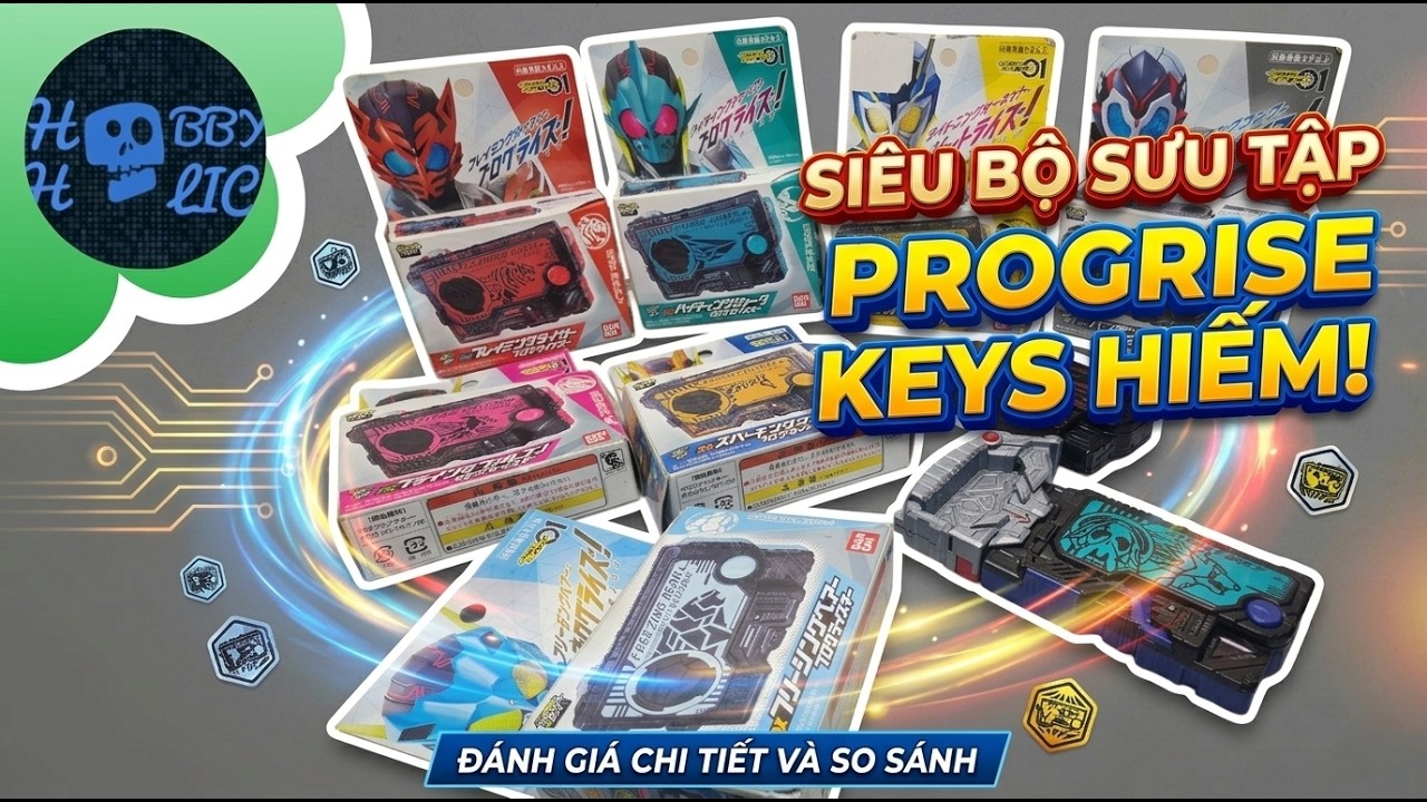 Săn Bộ Sưu Tập Key Của Chủ Tịch Hề Kamen Rider Zero One.
