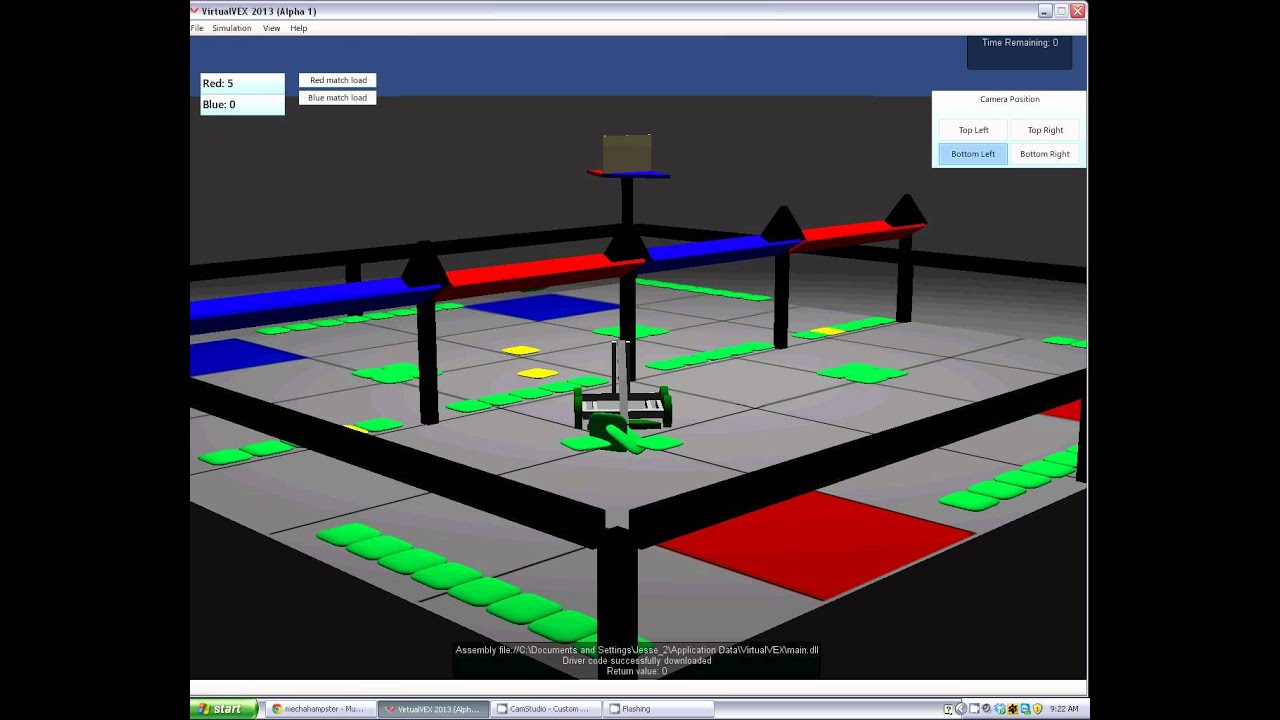 VirtualVEX Protobot Test