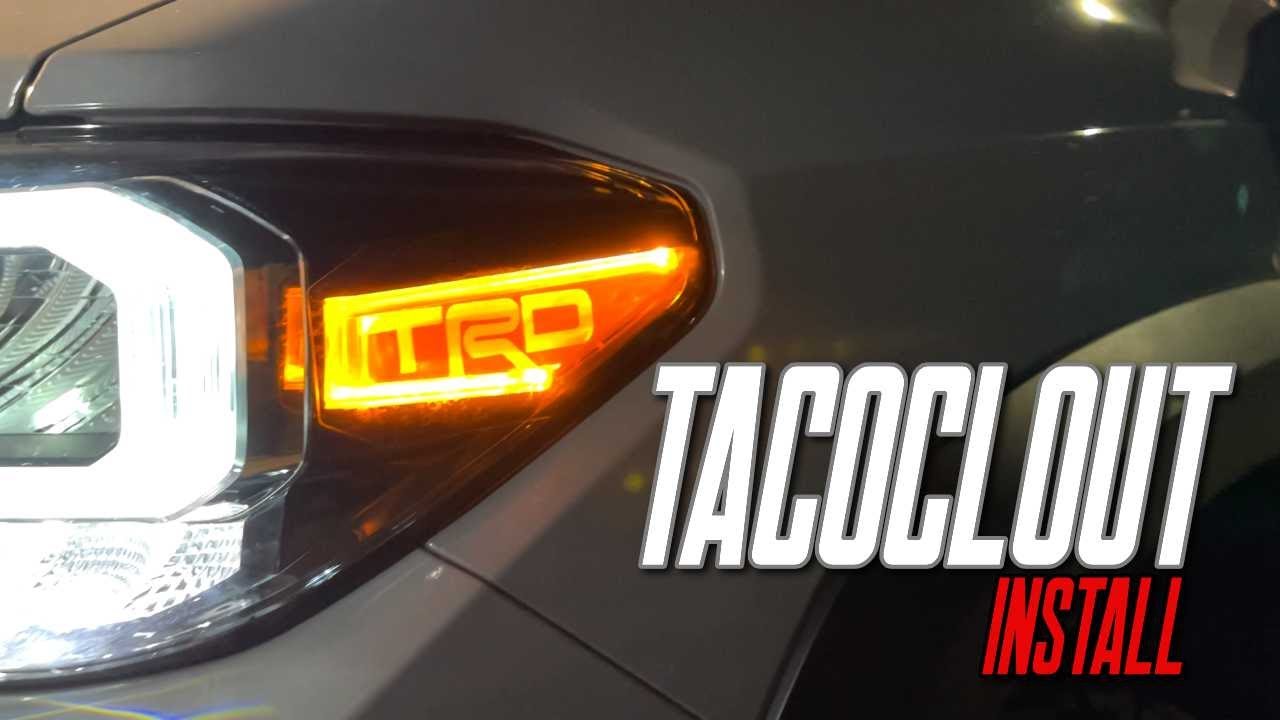TACO CLOUT Side Marker Tint Overlays | INSTALL |  #toyota #tacoma #tacoclout