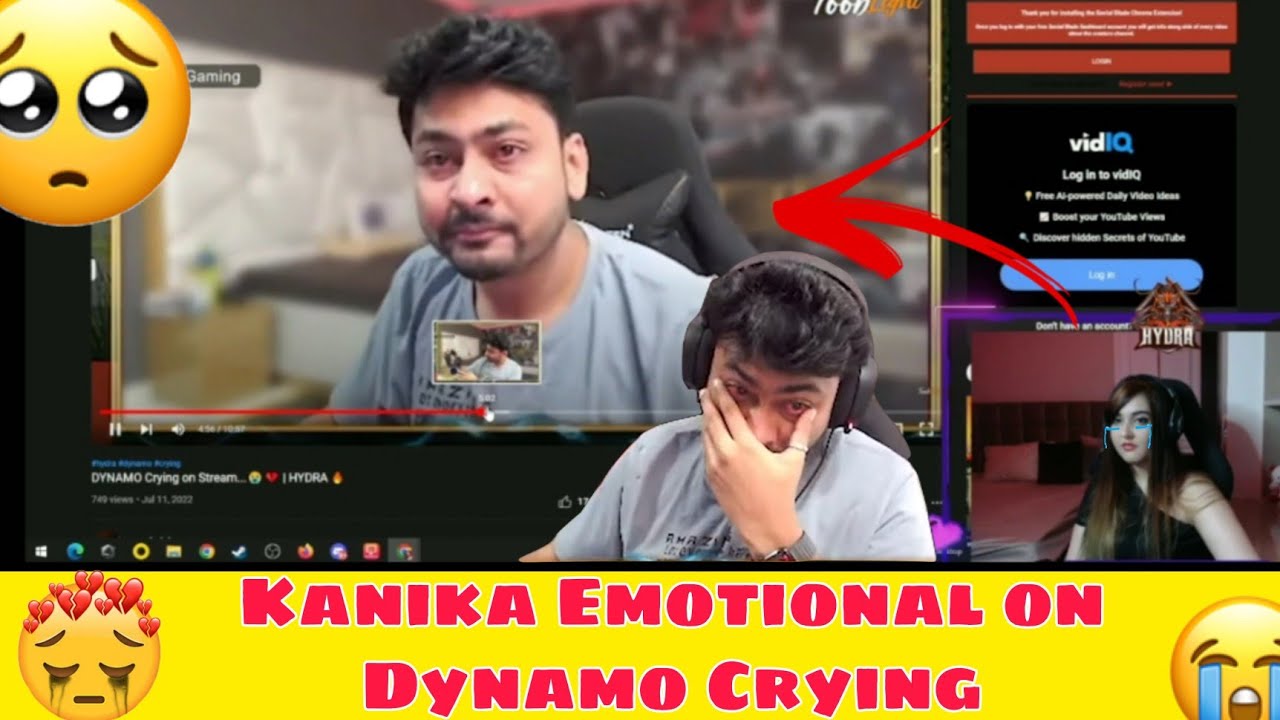 Kani Gaming Emotional on Dynamo Crying On Live Video 🥺 Kani Reaction On Dynamo Crying 😭 #kanigaming
