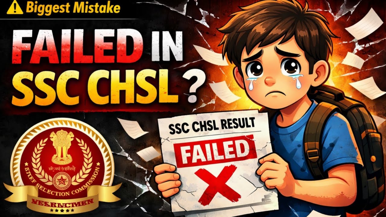 Failed in chsl watch this..... 