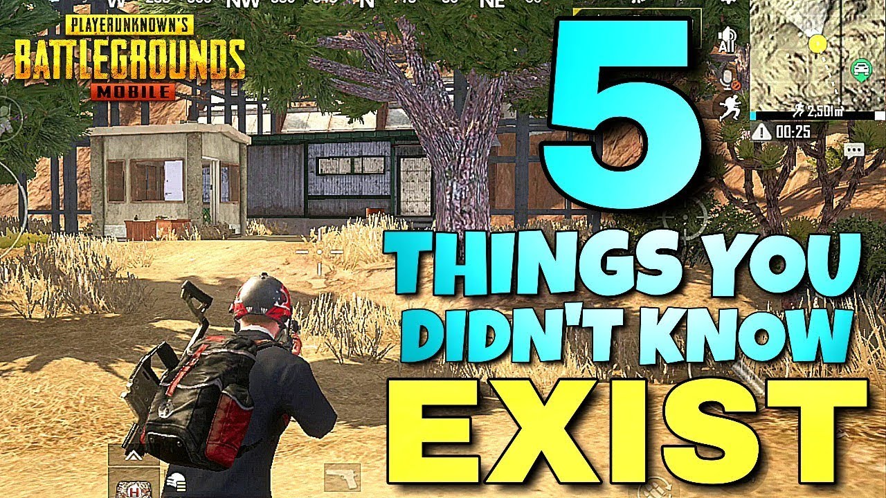 5 Things You DIDN'T KNOW EXIST in PUBG Mobile