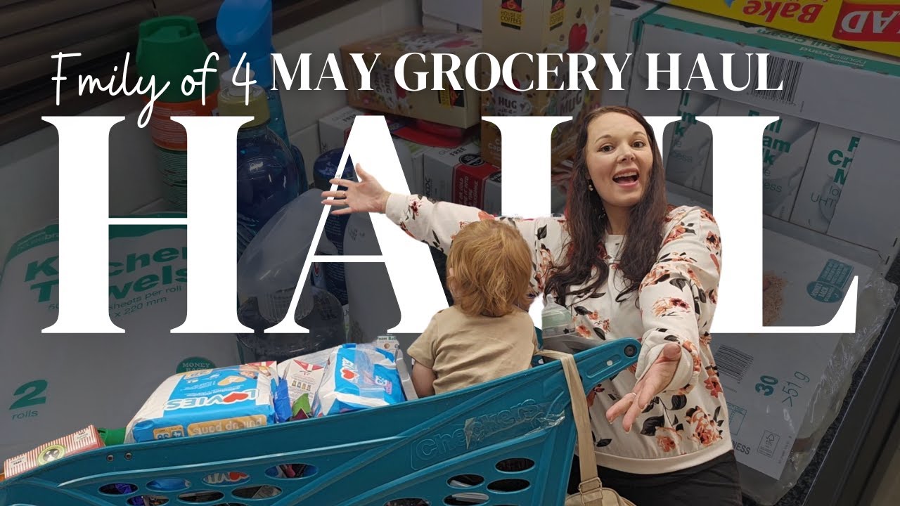 *NEW* May Grocery Haul | Groceries for a family of 4 | Monthly Grocery Haul