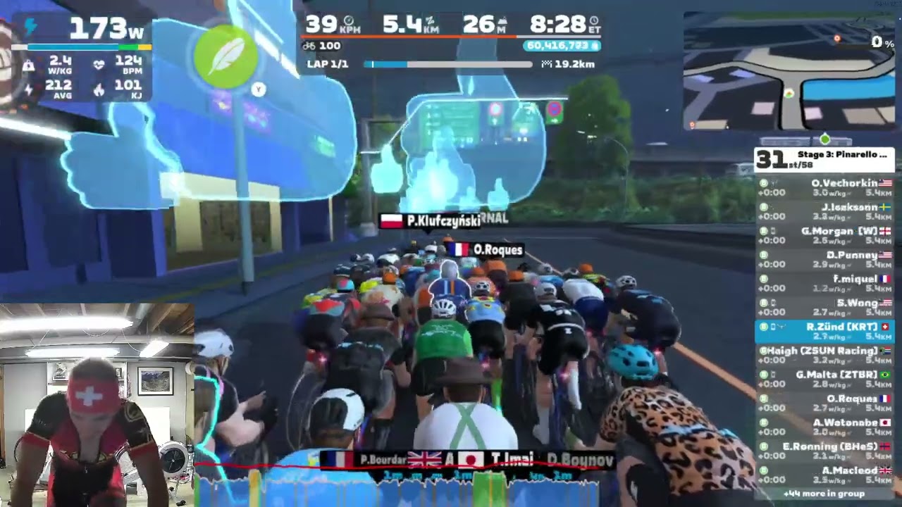 Zwift - Race: Stage 3: Pinarello Powered - Turf N Surf (B) on Turf N Surf in Makuri Islands