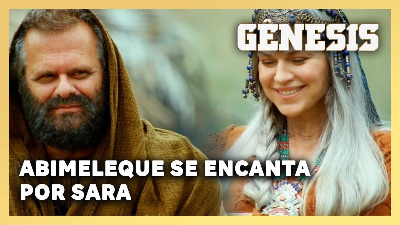 NOVELA GÊNESIS: Rei Abimeleque se encanta ao ouvir Sara cantando
