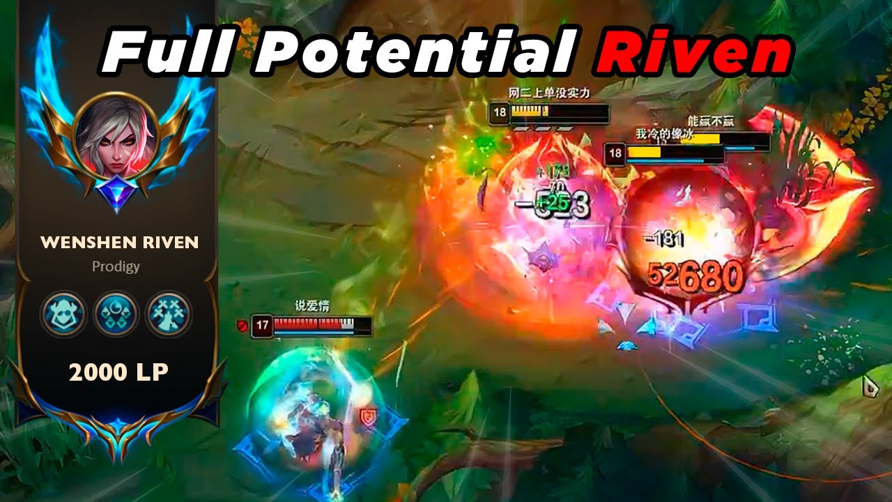 Wenshen Unlocks Riven's 99.9% Potential