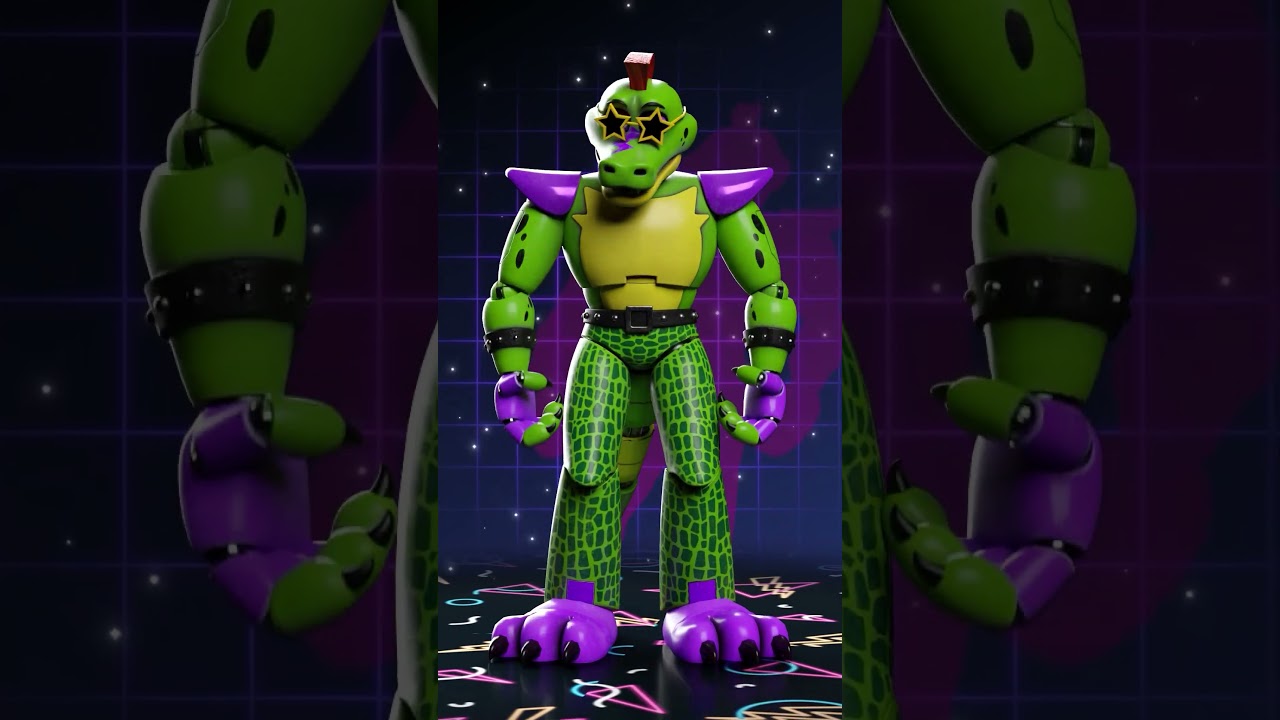 FNAF AR Edit | Shattered Security Breach Glamrock + Fanmade Animatronics