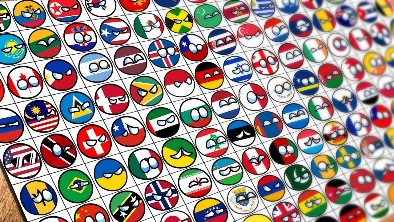 Drawing 158 COUNTRYBALLS / How to draw  COUNTRYBALLS