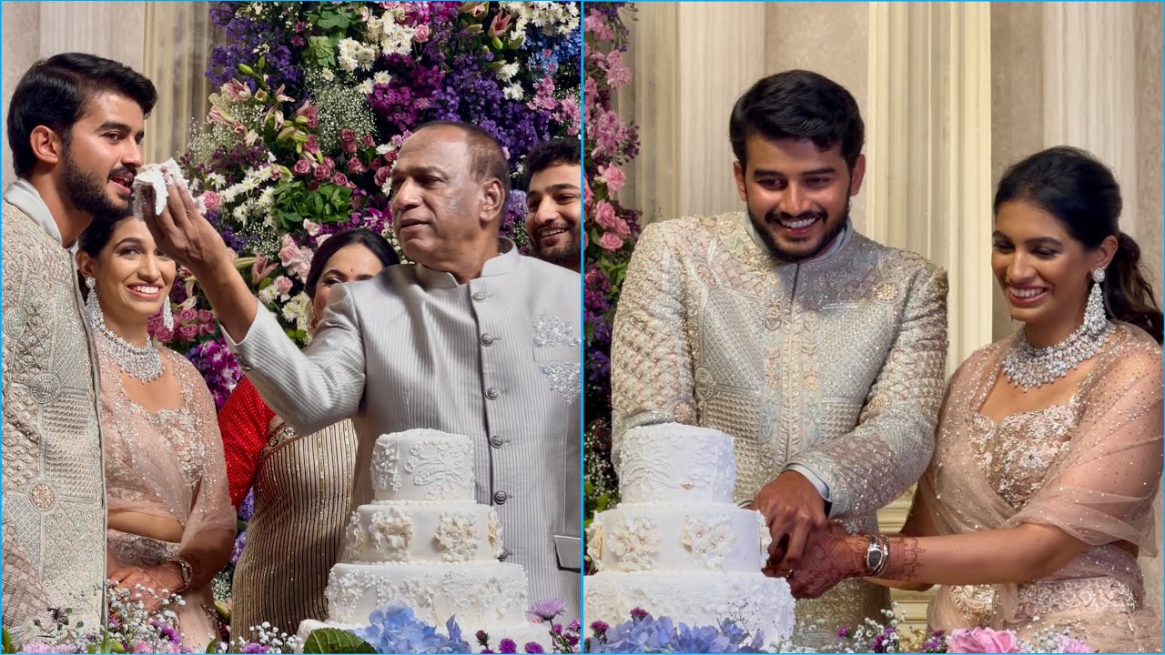 Malla Reddy Grand Daughter Reception FortGrand Shamshabad Hyderabad | Grand Entry Couples#mallareddy