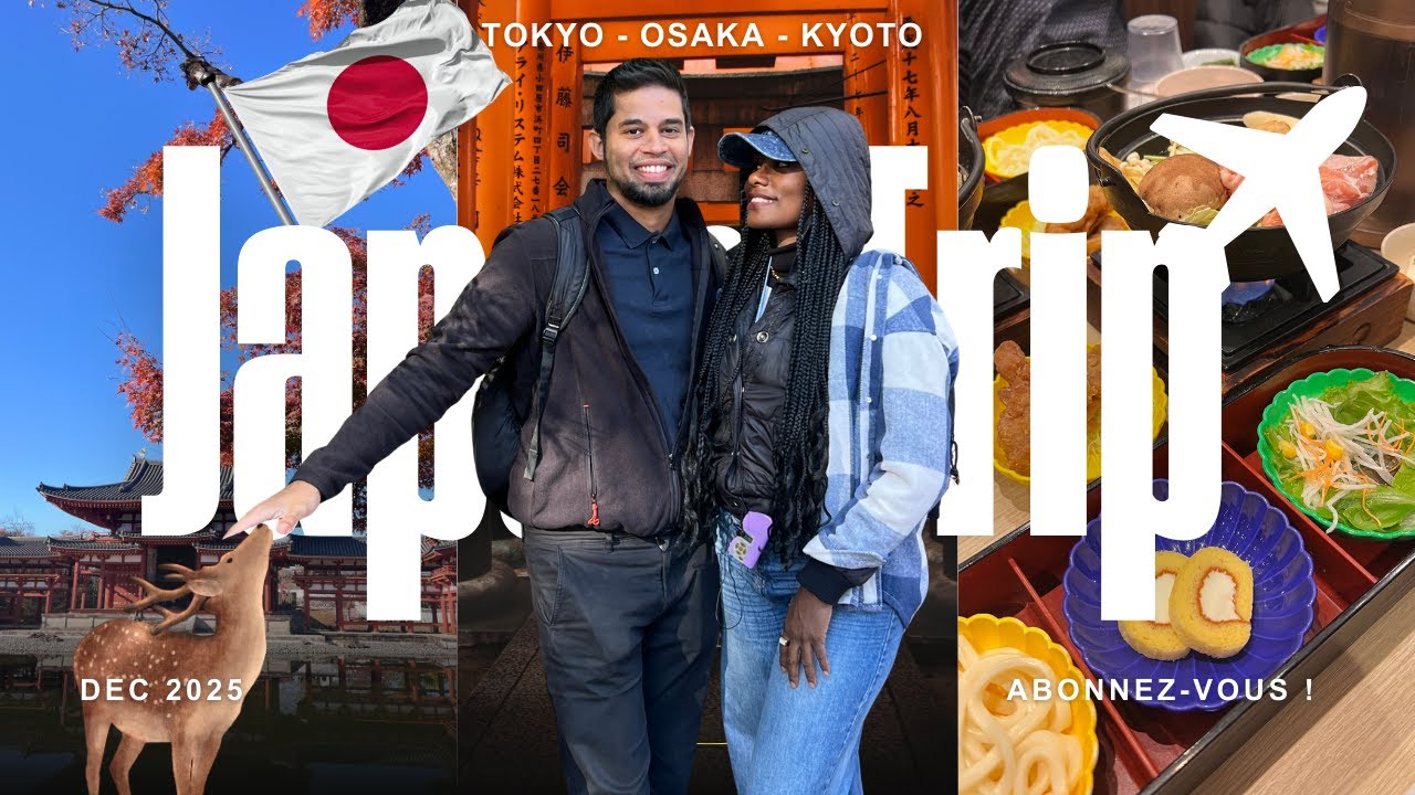VLOG : VOYAGE AU JAPON (TOKYO-OSAKA-KYOTO) Food - Découverte -Visites - balades