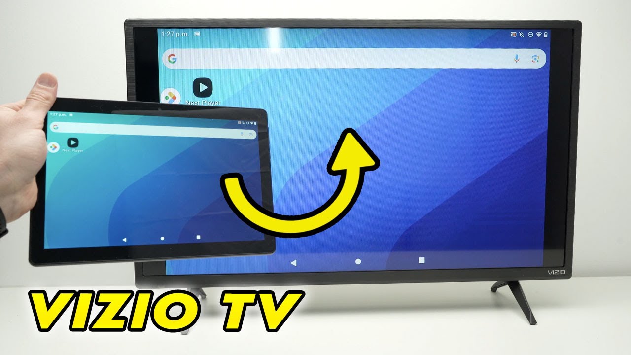 Vizio TV : How to Screen Mirror Using an Android Phone or Tablet