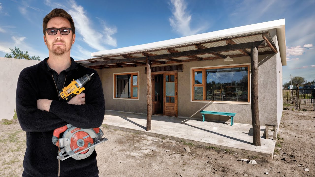 Construyó su casa en el campo y ganó lo que el dinero no compra | Cortaderas, San Luis