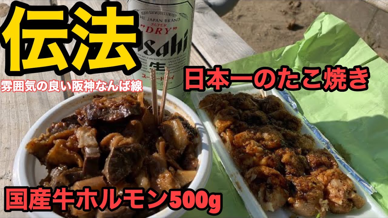 【日本一のたこ焼きと最強ホルモン】阪神なんば線伝法駅