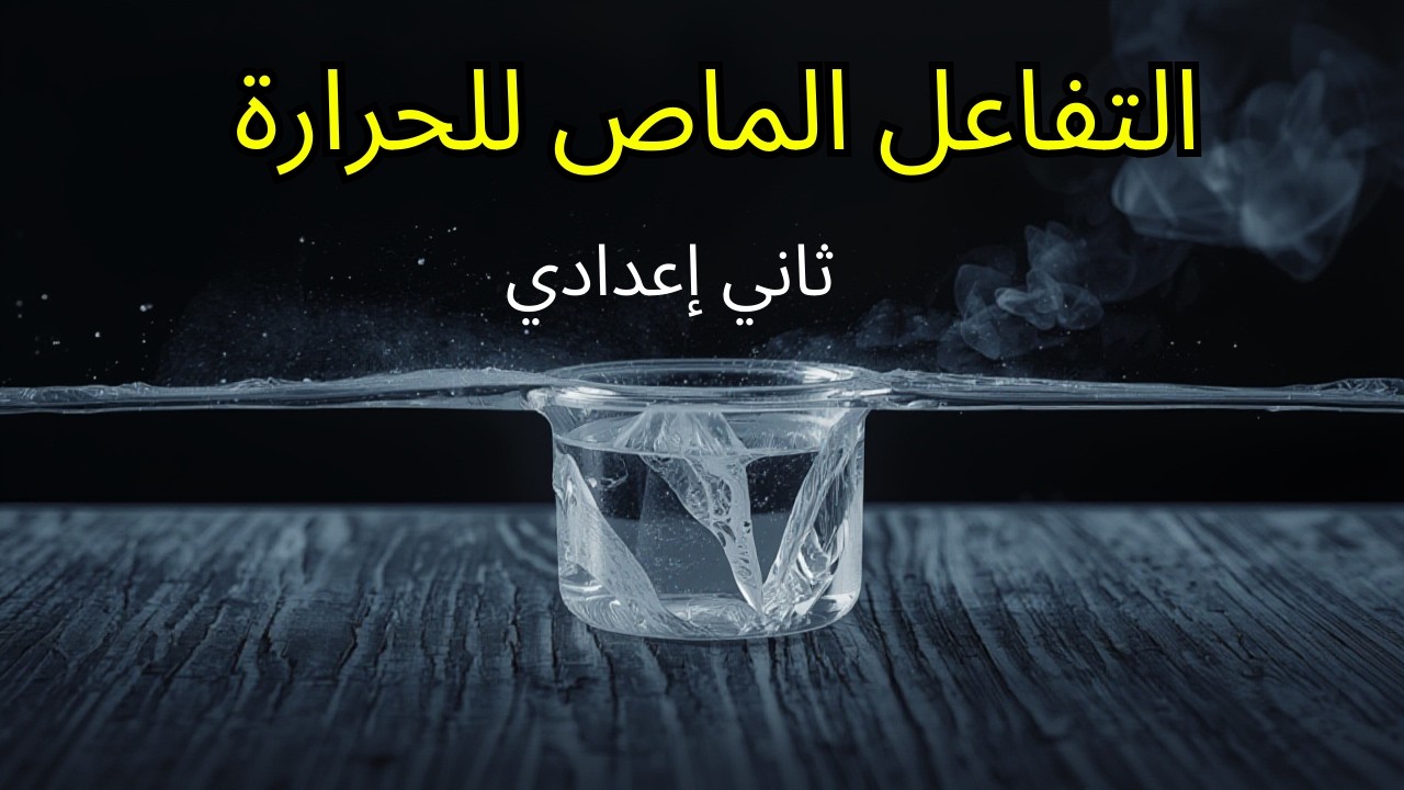 التفاعل الماص للحرارة من درس التغيرات الحرارية المصاحبة للتغيرات الكيميائية  للصف الثاني الإعدادي