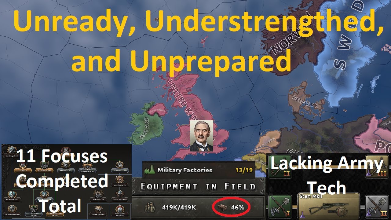 The 1939 Start Date British Experience - Hearts of Iron IV