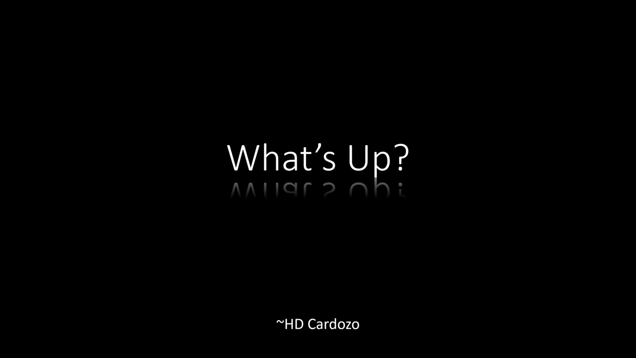 What’s Up ~ HD Cardozo (Original: 4 Non Blondes)
