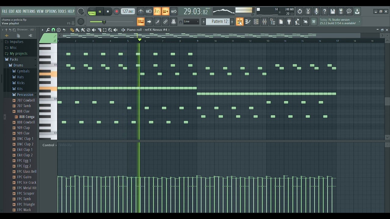 Chama a policia (Remix FL studio)