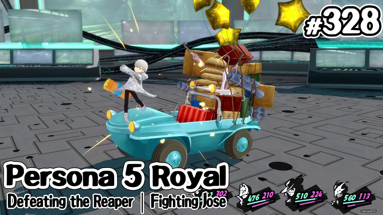 Persona 5 Royal Ep 328 Defeating the Reaper | Fighting Jose