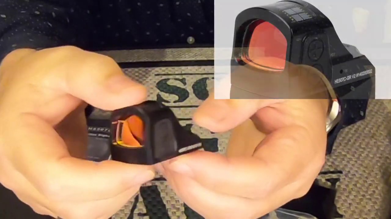Holosun HS507C-V2  32 MOA Circle and 2 MOA Red Dot Unboxing Features And Shooting