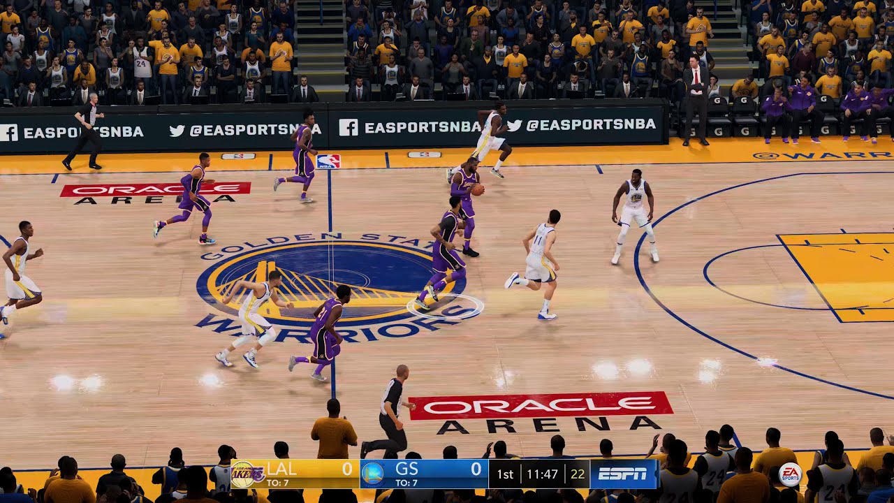 NBA LIVE 23 Составы: Лейкерс против Уорриорз, противостояние