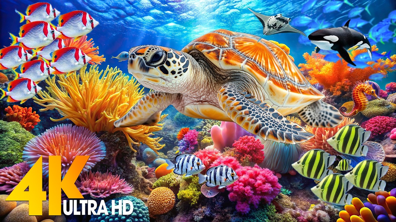 [NEW] 3HRS Stunning 4K Underwater Wonders -Relaxing Music | Coral Reefs, Fish & Colorful Sea Life #4