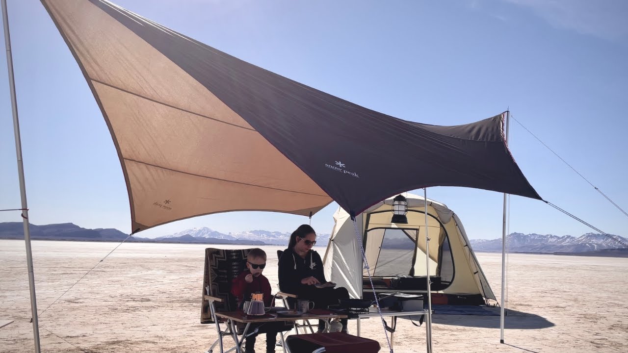Oregon Desert Camping with our Snow Peak Alpha Breeze