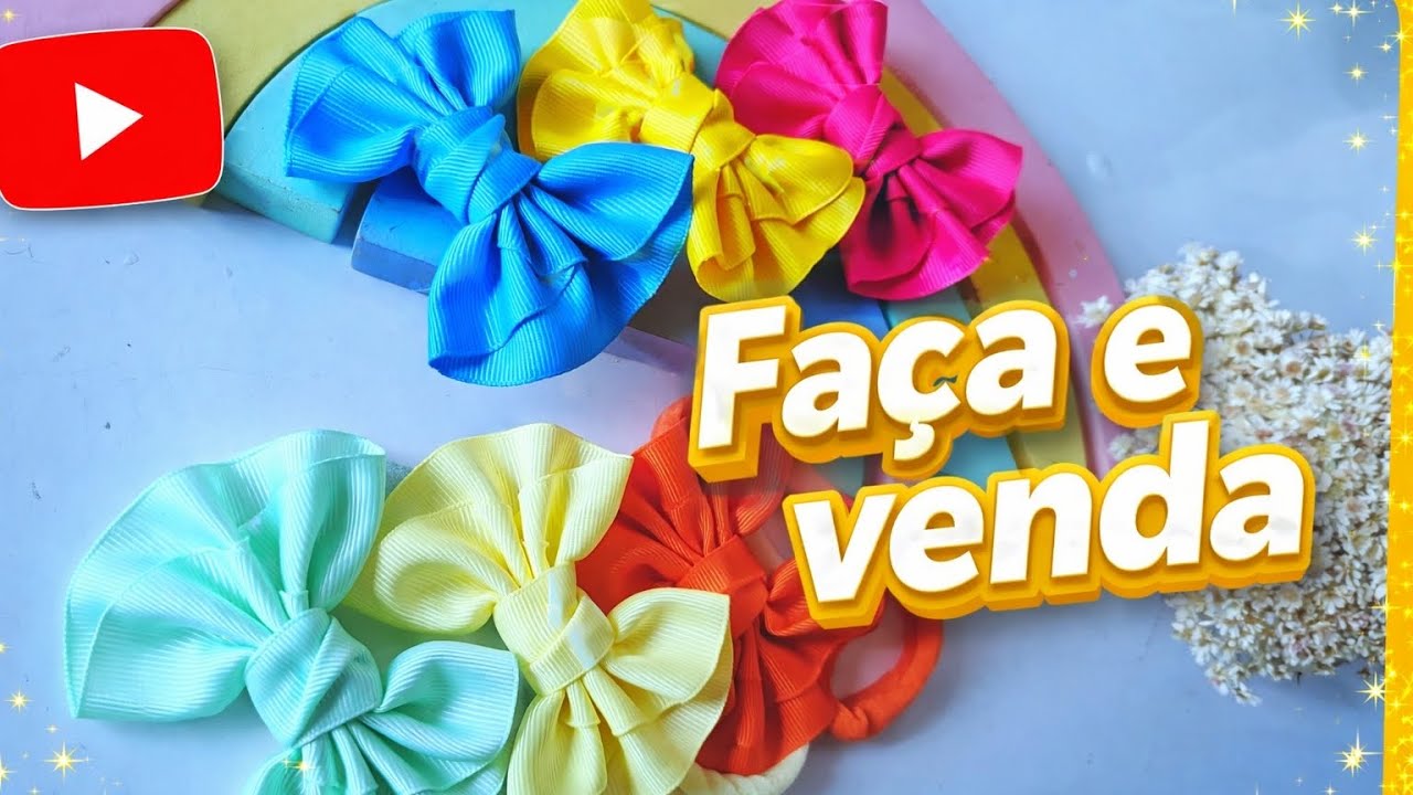 Laço Franzido fácil, vendável e lucrativo 🤑🎀