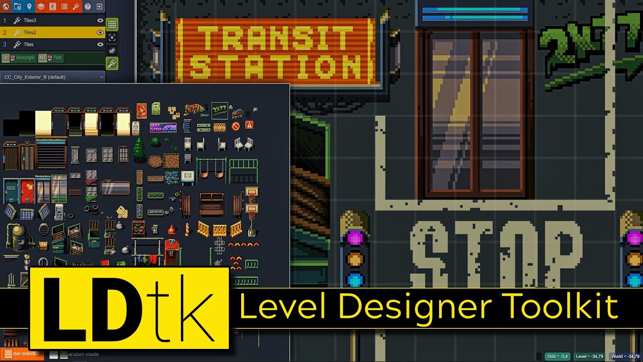 Creating 2D Game Worlds In the Powerful (and Free!) LDtk