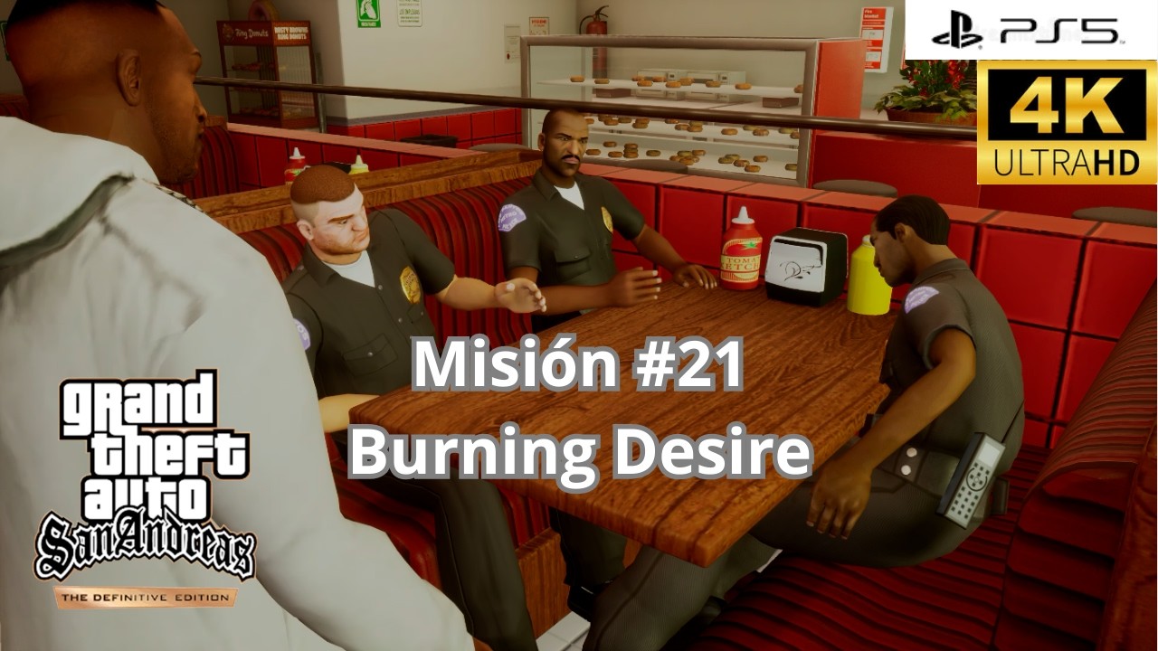 GTA San Andreas Definitive Edition PS5 - Misión #21 - Burning Desire (4K)