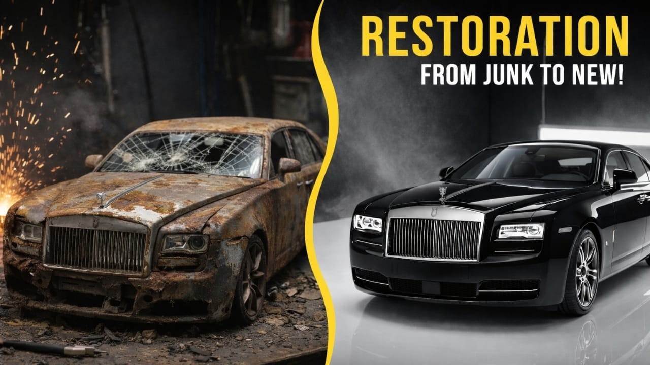 Repair X Abandoned Rolls Royce Phantom Restored to Brand New (ASMR)