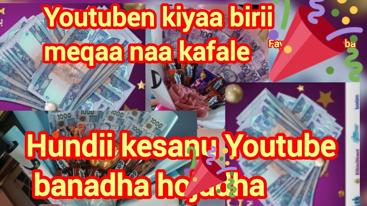 Youtuben birii meqaa naa kafalee ji'aan wan ajaibaa hundii kessanuu banadha wallahii  dafaa 🙆‍♀️💘💘