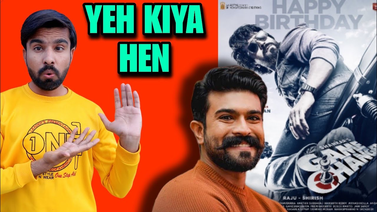 RC15 First Look Reaction | Game Changer First Poster Reaction | Game Changer Title Review Reaction