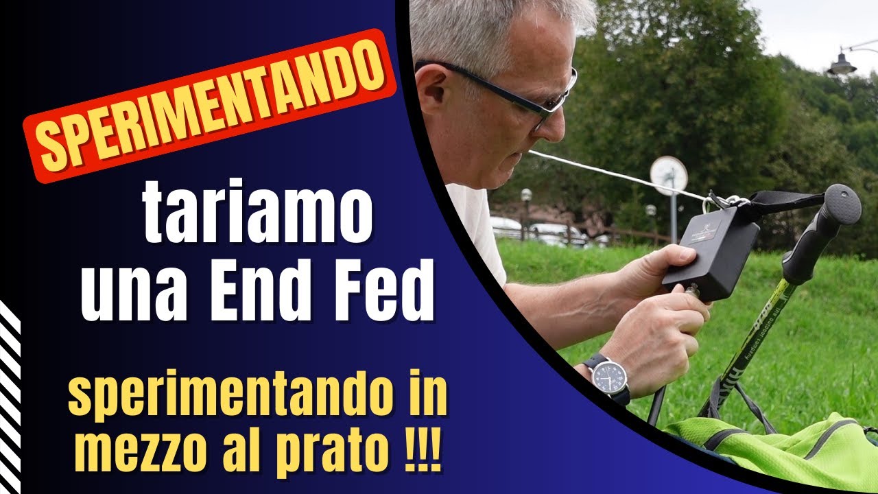 Taratura antenna End Fed per HF