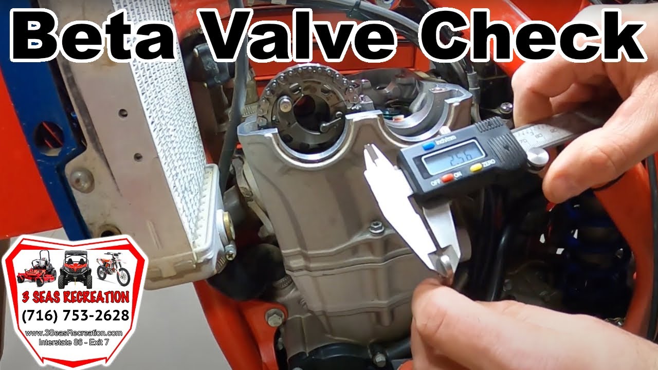 4 Stroke Beta Motorcycle Valve Clearance Adjustment & Shim Replacement, Step By Step Instructions!