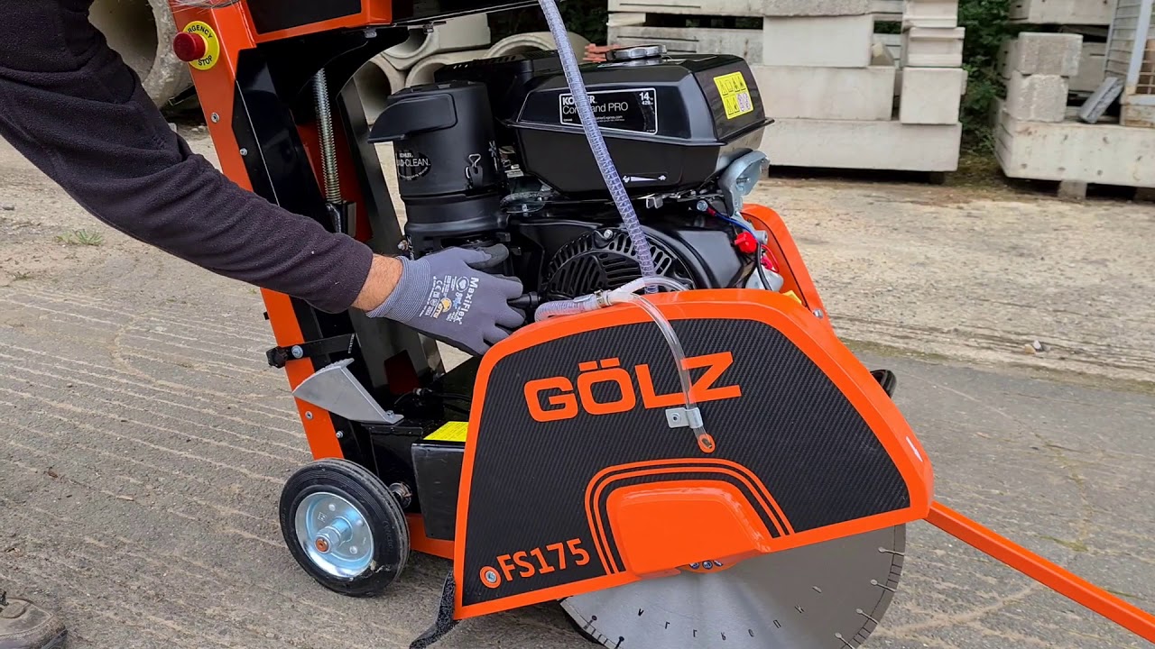 GÖLZ FS175 floor saw DEMO-Video