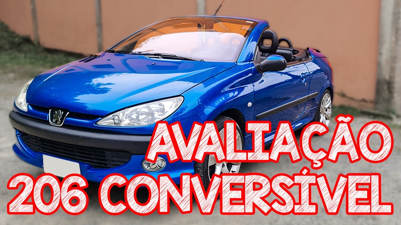 Avaliação Peugeot 206 Conversivel! - o problema da capota que ninguém fala do Peugeot 206cc