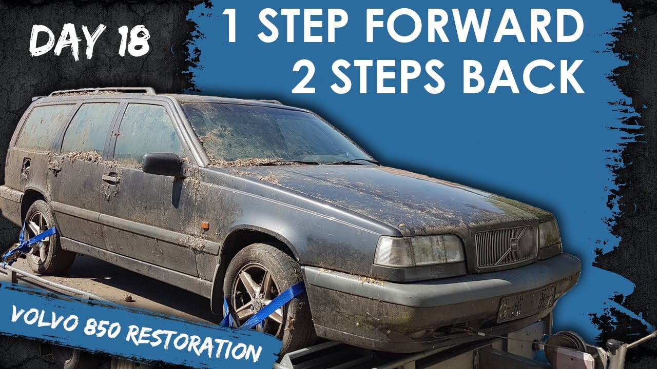 Volvo 850 Restoration - Front & Rear Seat Removal And Really Nasty Interior!