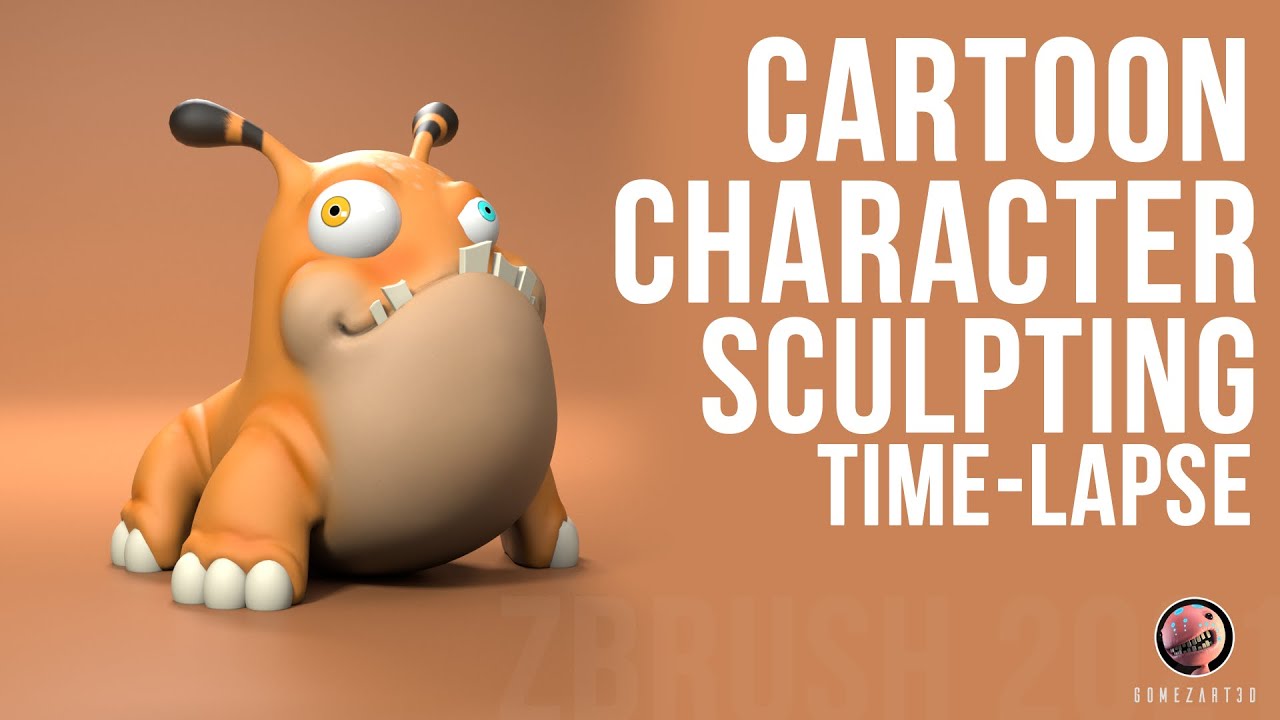 Zbrush cartoon character creation