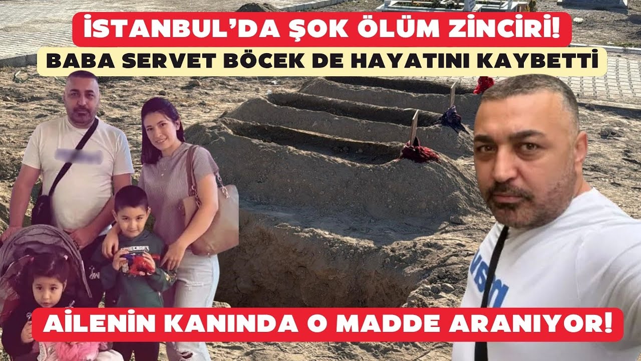İstanbul’da ölüm zinciri! Baba Servet Böcek de hayatını kaybetti: Ailenin kanında o madde aranıyor