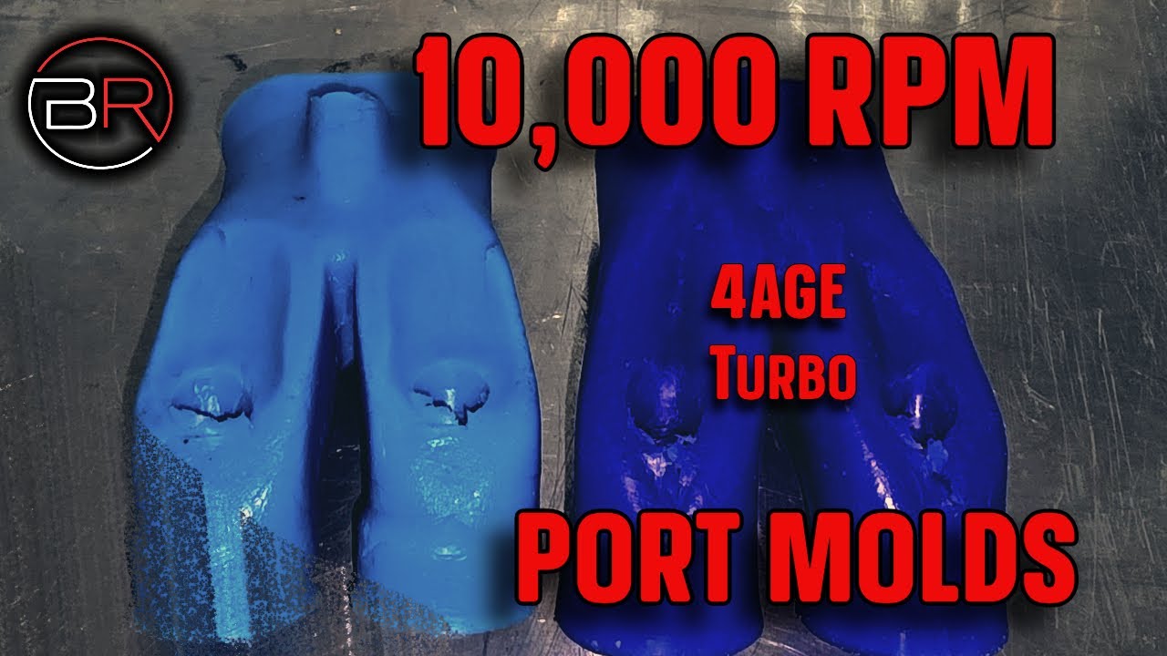 10,000 RPM 4AGE Port Molds and porting. #portingpolish #4age