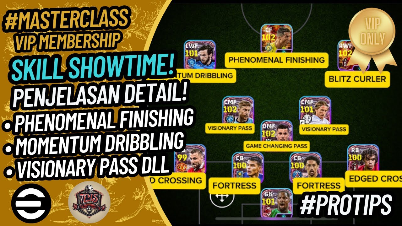 [ MASTERCLASS ] PENJELASAN SKILL SHOWTIME‼️ EFOOTBALL‼️ - 7evils -