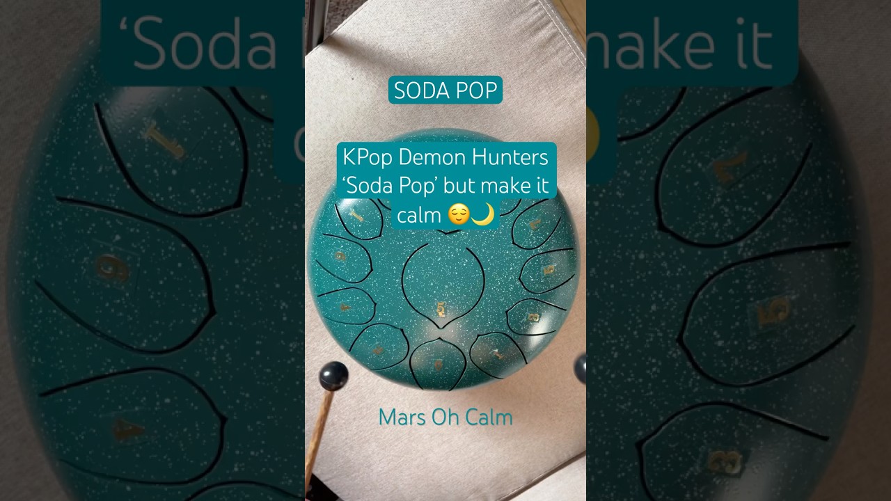 KPop Demon Hunters Soda Pop | Tongue Drum Cover 🪘 