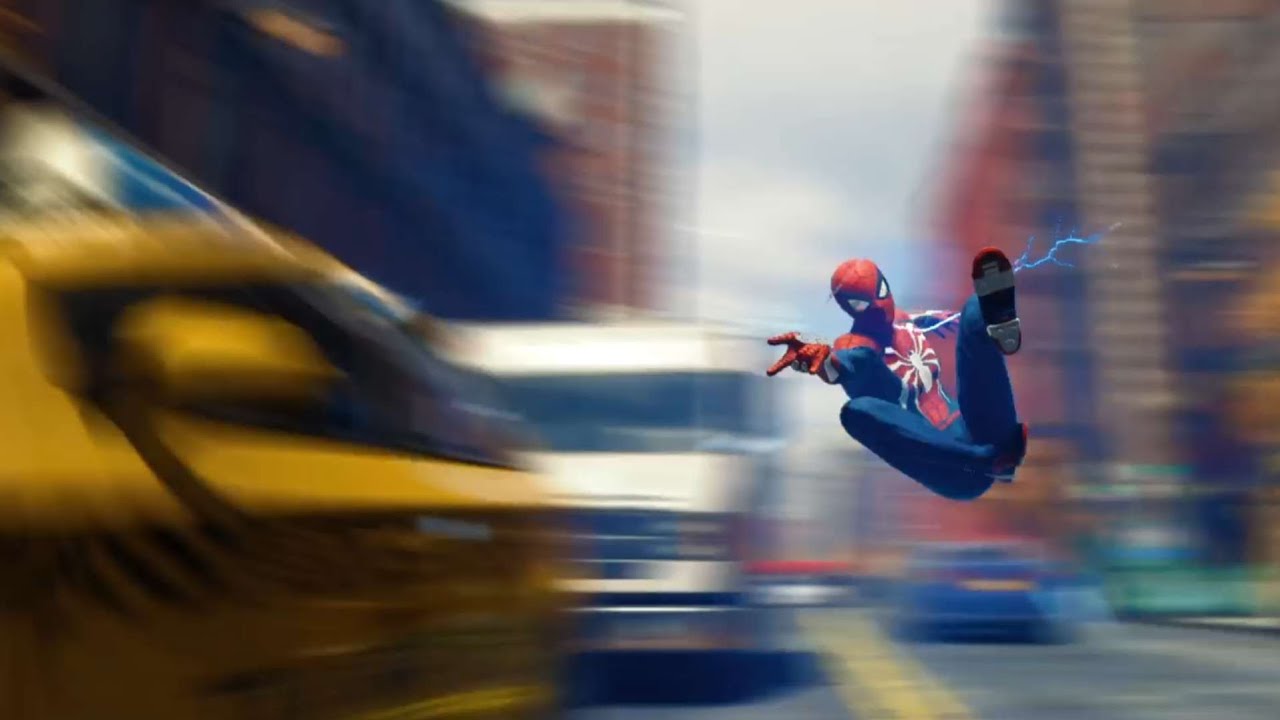 Spider-Man Tried Spinning because that's a Good Trick