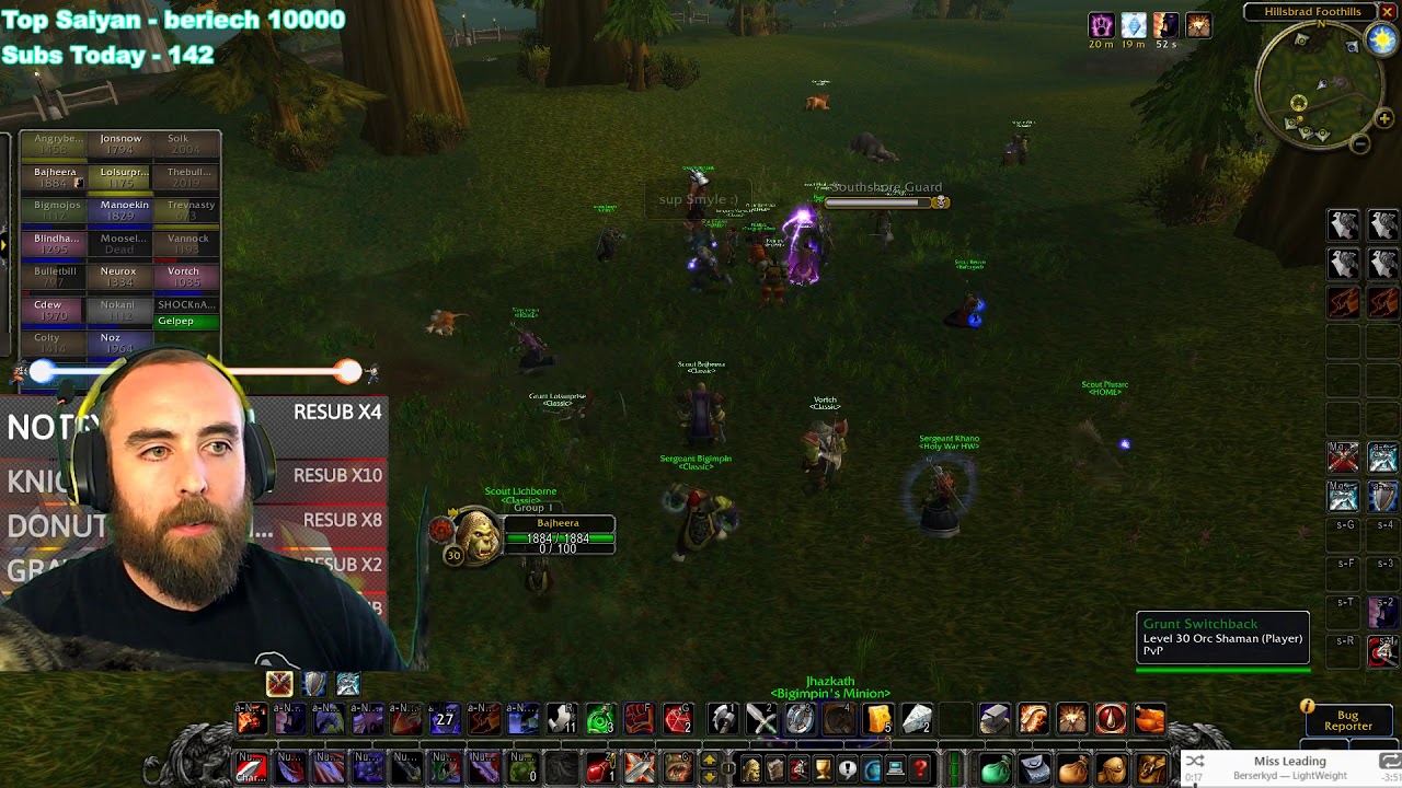 SOUTHSHORE vs TARREN MILL SHOWDOWN (Part 1) - Level 30 Warrior World PvP