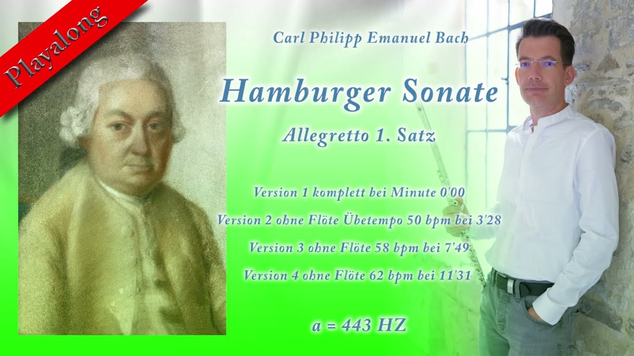 Carl Philipp Emanuel Bach - Hamburger Sonate (cembalo accompaniment)