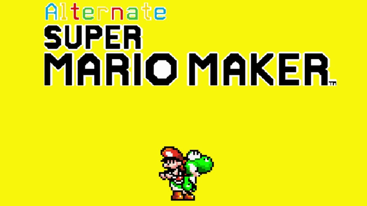 Alternate Super Mario Maker Trailer