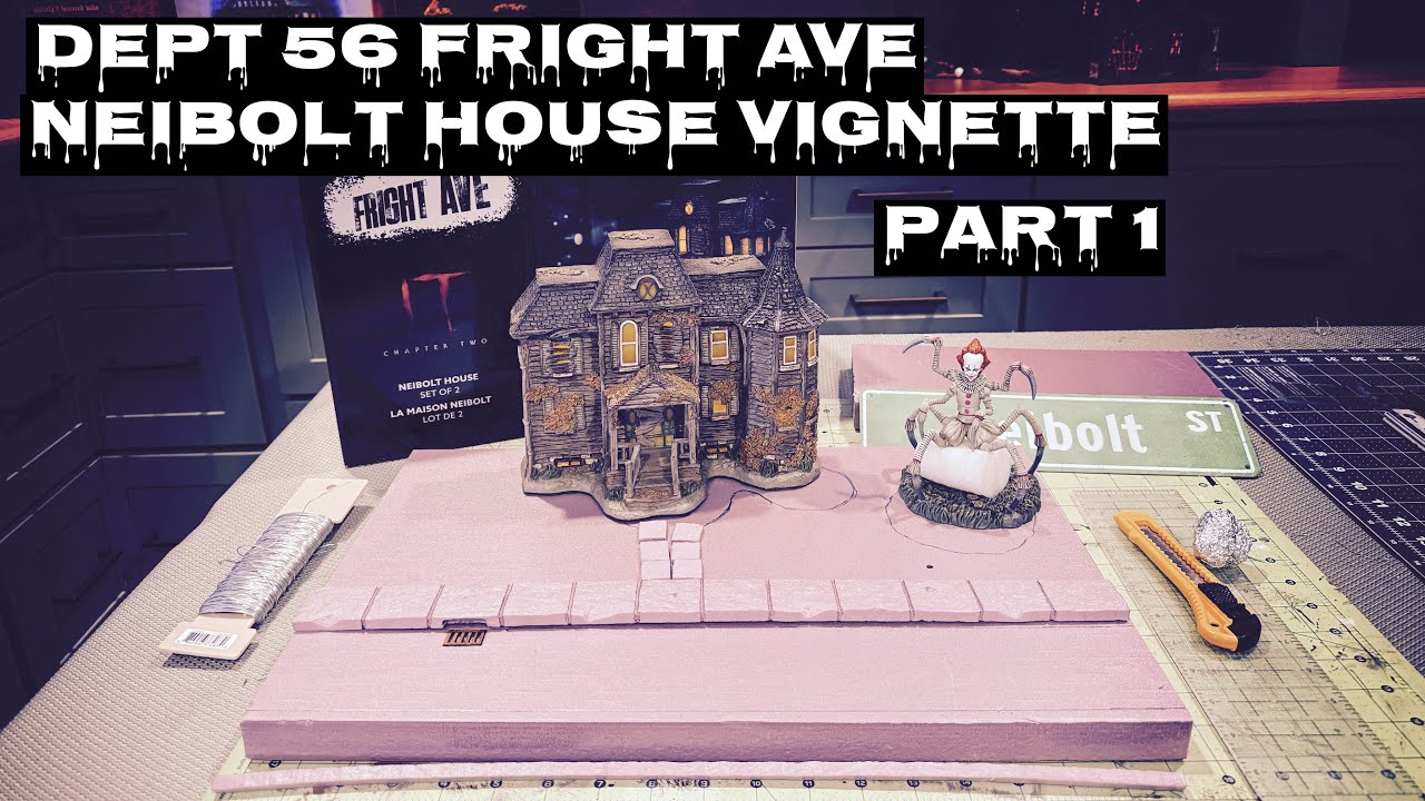 Dept 56 Fright Ave, Neibolt House Vignette, Part 1