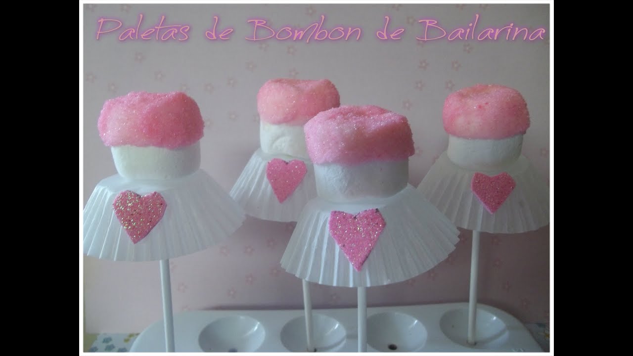 Paletas de Bombon de Bailarina.